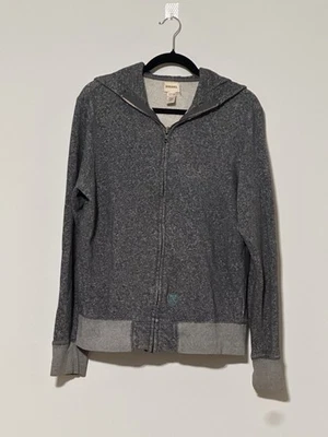 Sudadera con capucha vintage Diesel gris carbón con cremallera para hombre talla mediana 100 % algodón Foto 1 de 4