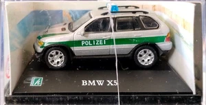 Cararama 1:72 Scale BMW X5 - Silver / Polizei - Picture 1 of 4