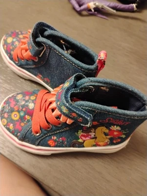 Zapatos de caña alta DreamWorks Spirit Untamed para niñas - azul/caballo - talla 7 Foto 1 de 2