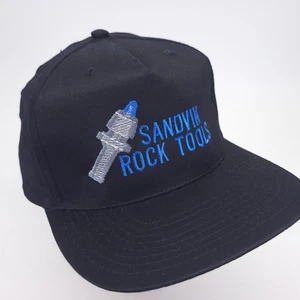 Sandvik Rock Tools Hat Cap Carbide Drill Bit Snapback Black - Picture 1 of 7