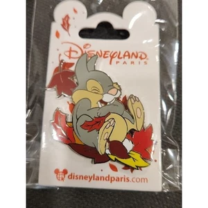 Disney THUMPER BAMBI RABBIT Fall Leaves Leaf Paris Exclusive DLP Pin 0000500005 - Picture 1 of 4