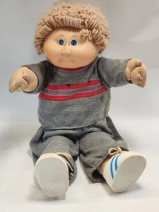 Muñeca vintage 1978-1982 Cabbage Patch Kids/cabello rubio y ojos azules/muñeco niño - Imagen 1 de 20