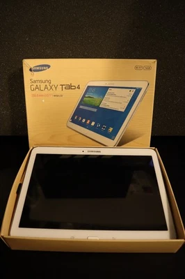 Samsung Galaxy Tab 4 SM-T530 16GB, Wi-Fi, 10.1 inch  - White original Box - Image 1 of 4