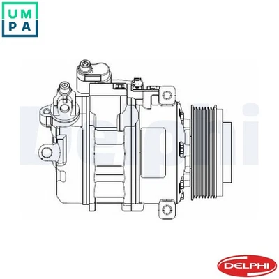 COMPRESSOR AIR CONDITIONING CS20479 FOR BMW 1/3/E9/E82/Convertible/E88 Z4/E89 - Image 1 of 4