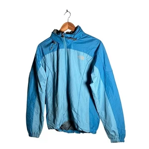 The North Face Jacke Damen Gr. L hellblau Logo Full Zip Kapuze Outdoor - Bild 1 von 17