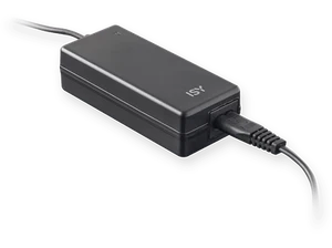 Cargador para portátil - ISY IAC-1103-1, Universal, 65W, Negro - Imagen 1 de 2