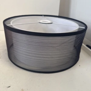 Frideko 2 Tier Light Shade Ceiling - Modern Black Lampshade for Ceiling Lights - Picture 1 of 5