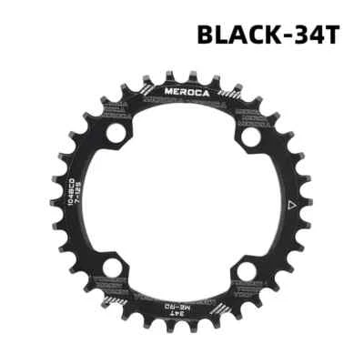 104BCD Mountain Bike Round Chainring Narrow Wide Tooth Sprocket 32T 34T 36T 38T - Image 1 of 4