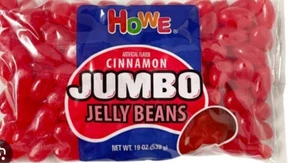 Jumbo Jelly Beans - 2 paquetes de 19 oz Howe Jumbo Red Jelly B... - Imagen 1 de 1