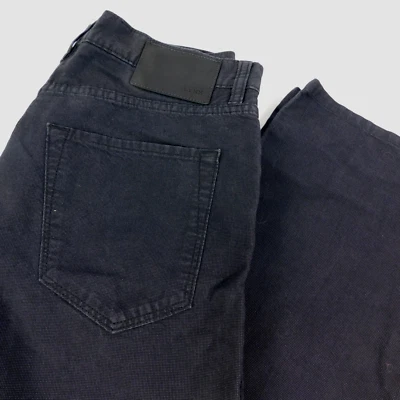 Boss Hugh Boss Men Black Denim Jeans Pants Maine 10 Reg Fit W 34 L 34 (Act 32) - Image 1 of 4