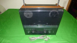Revox A77 - Stereo Taperecorder MK IV mit Rauchglasabdeckung u. Anschlußkabel - Bild 1 von 24