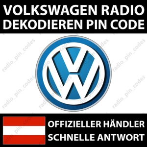 VW VOLKSWAGEN RADIO DEKODIEREN PIN CODE RNS VWZ1Z2 VWZ1Z3 VWZAZ2 VWZ1Z7 VWZ6Z7 - Bild 1 von 4