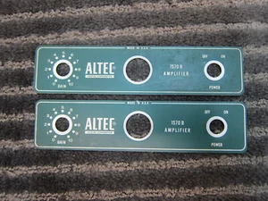 Pr Vintage Altec 1570B Control Panels, 5,75x1,25, USA - Bild 1 von 2