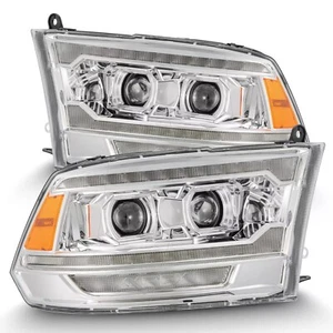Faros proyectores halógenos cromados Alpharex para Ram MK II G2 2009-2018 estilo - Imagen 1 de 1