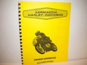 Harley-Davidson Aermacchi Ala D"Oro 250 & 350 Competition Race Spec Booklet - NEU - Bild 1 von 4