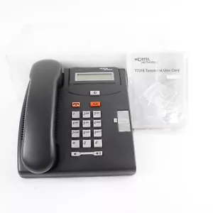 Nortel Networks T7100 2004/02 Charcoal UNTESTED Office Telephone - Picture 1 of 3