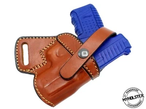 Funda de cuero para mano derecha SOB pequeña de la parte posterior se adapta a Walther CCP M2 - Imagen 1 de 3