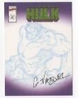 Incredible Hulk Custom Cover 2001 Topps Marvel Legends Sketch Card Gus Vazquez