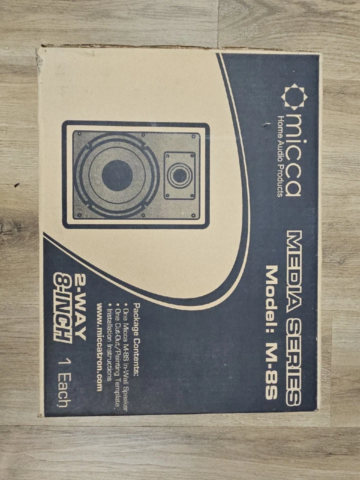 Altavoz de pared bidireccional Micca M-6S de 6,5 pulgadas para cine en casa audio para toda la casa... Foto 1 de 1