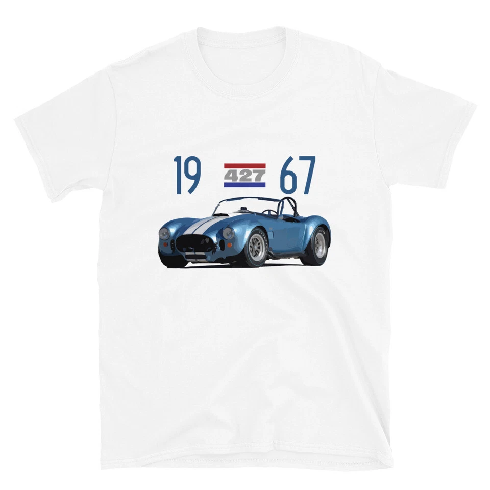 Camiseta unisex Shelby 427 S/C Cobra Roadster 1967 manga corta Foto 1 de 1