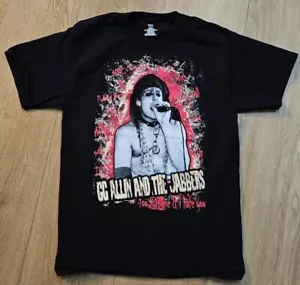 Vintage GG Allin And The Jabbers T-shirt Screen Printed Size-Medium - Picture 1 of 5