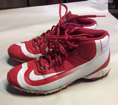 2015 Nike Fastflex Niños Zapatos de Béisbol Talla 5 Y Color Rojo y Blanco Foto 1 de 4