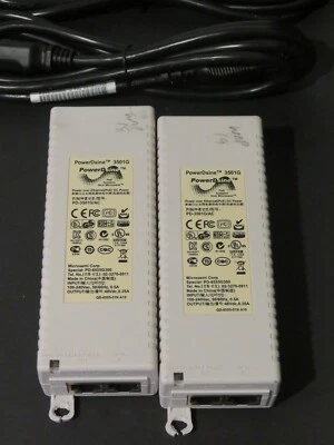 Set Of 2 POWERDSINE PD-3501G/AC Gigabit POE Injectors - Image 1 of 4