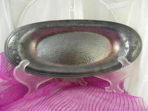 VINTAGE VERSILBERTES LÄNGLICHES BROTTABLETT #2322 - MERIDEN S.P CO. INTERNATIONAL S.C.O. - Bild 1 von 7