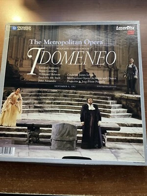 PIONEER ARTISTS METROPOLITAN OPERA MOZART IDOMENEO LASERDISC 2 DISC BOXSET GUC - Image 1 of 4