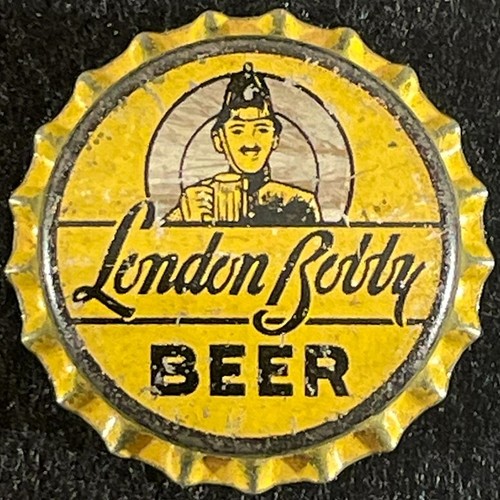 LONDON BOBBY CORK CONE TOP BEER CAN BOTTLE CAP MIAMI VALLEY DAYTON OHIO CROWNS eBay