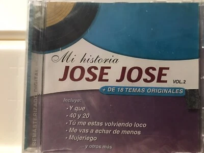 Rare CD Jose José Mi Historia V2 Me Vas A Echar De Menos No Valio La Pena Y Que - Image 1 of 2