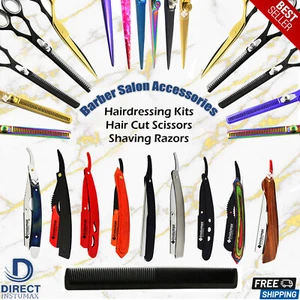 Profi Friseurzubehör Friseurschere Rasierhobel Kamm - Bild 1 von 74