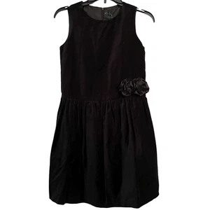 United Colors of Benetton Girls Velvet Sleevless Black Dress Size 2XL NWT - Picture 1 of 7