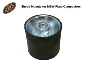 Genuine MBW OEM Plate Compactor Shock Mounts 01011 2” Outer Dia & 2 1/8” Long - Picture 1 of 1