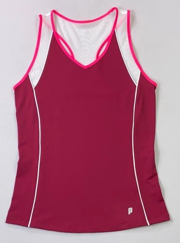 Camiseta sin mangas de tenis para mujer Prince Wicking espalda cruzada  Foto 1 de 1