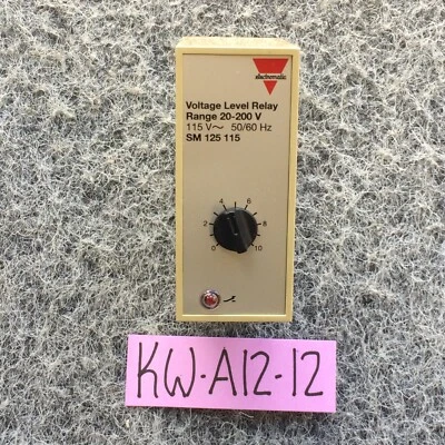 SM 125 115 Electromatic SM 20 - 220 Voltage Level Relay  SUPPLY 115 V AC - Image 1 of 4