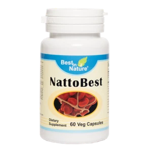 NattoBest™ -- Apoya la salud del corazón y promueve la circulación saludable 60 cápsulas - Imagen 1 de 7