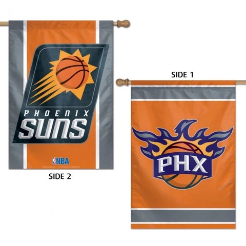 PHOENIX SUNS 2 SIDED HOUSE FLAG 28"X40" VERTICAL BANNER OUTDOOR RATED NBA Cover