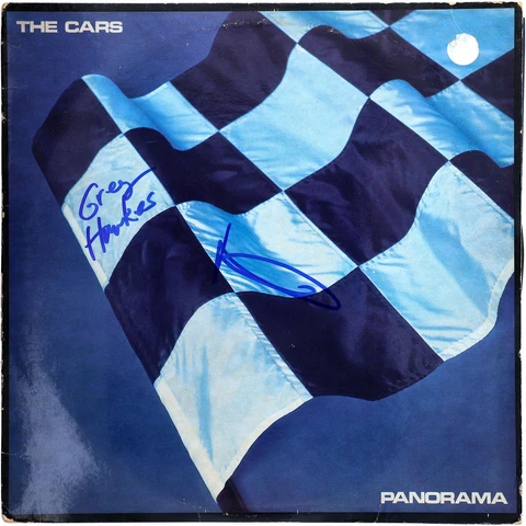 The Cars Autographed Panorama Album with 2 Signatures BAS Cover