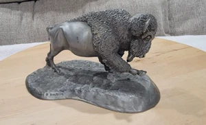 Hudson Fine Pewter USA - American Bison -  332 By Brian Rodden - Picture 1 of 15