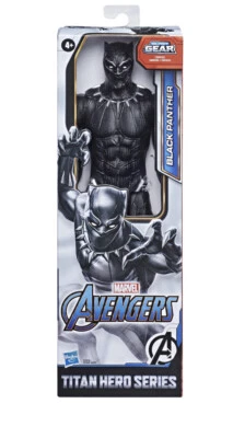 Marvel Avengers Titan Hero Series Blast Gear Black Panther 12” Action Figure NEW - Image 1 of 4