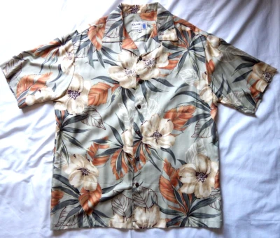 Camisa Iolani Tostada Floral Rayón Talla M Foto 1 de 4