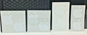 Apple Stickers 8 New Genuine OEM Logo Decals From Original iPhone Packages - Picture 1 of 5