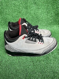 Nike Air Jordan 3 Retro Stealth Gray 2011 Hi-Top 136064-003 Size 12 - Picture 1 of 24