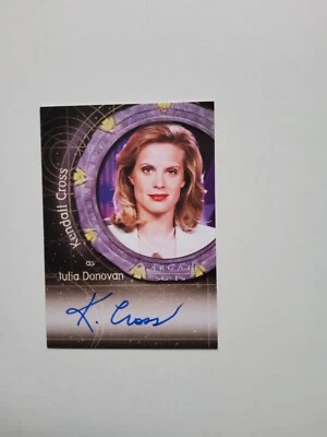 Stargate SG1 Season 9 Auto Card A94 Kendall Cross as Julia Donovan - Image 1 of 2