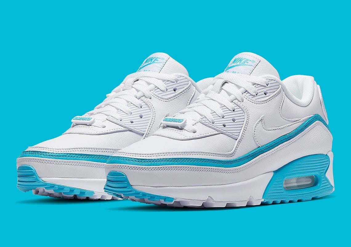 Nike Undefeated x Air Max 90 White Solar Red for Sale