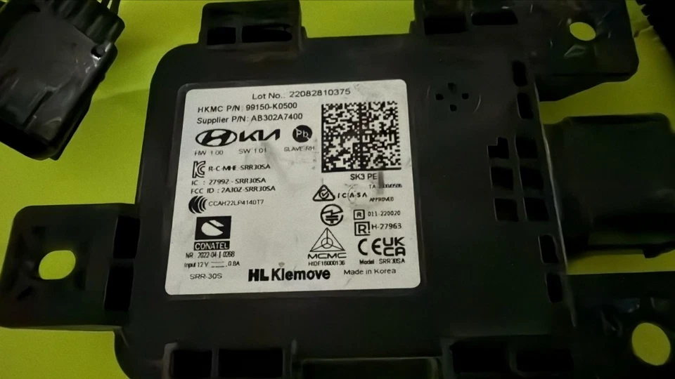 23 24 25 KIA SOUL СО СТОРОНЫ ПАССАЖИРА ЗАДНИЙ МОДУЛЬ СЛЕПЫХ ЗОН 99150 K0500 - Изображение 1 из 4