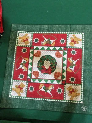 Pañuelo Pañuelo Pañuelo Bufanda Algodón Poli EE. UU. Vacaciones de Navidad Nuevo de Lote Antiguo Foto 1 de 3