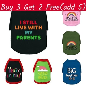 Soft And Warm Christmas Cat And Dog Hoodie Coat For Festive Holiday Apparel - Picture 1 of 17