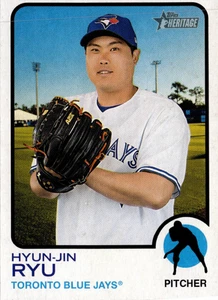 5 CARD LOT - 2022 Topps Heritage - Hyun-Jin Ryu #168 - Picture 1 of 2